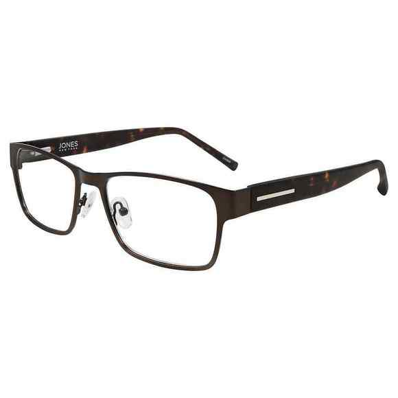JONES MEN OPTICAL J357 Eyeglasses BROWN-0BRO 55mm